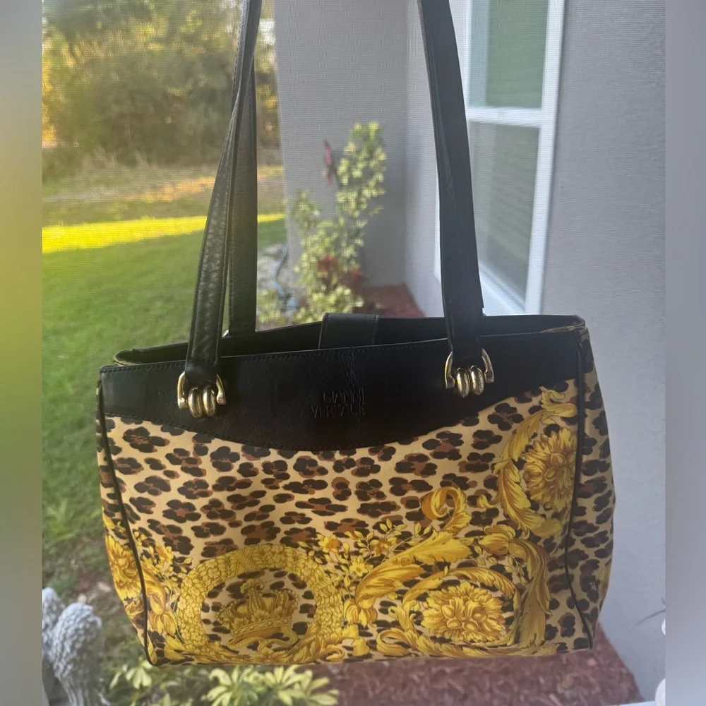 Versace vintage leopard sunburst W/ COA